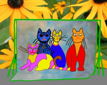 48 cat family portrait